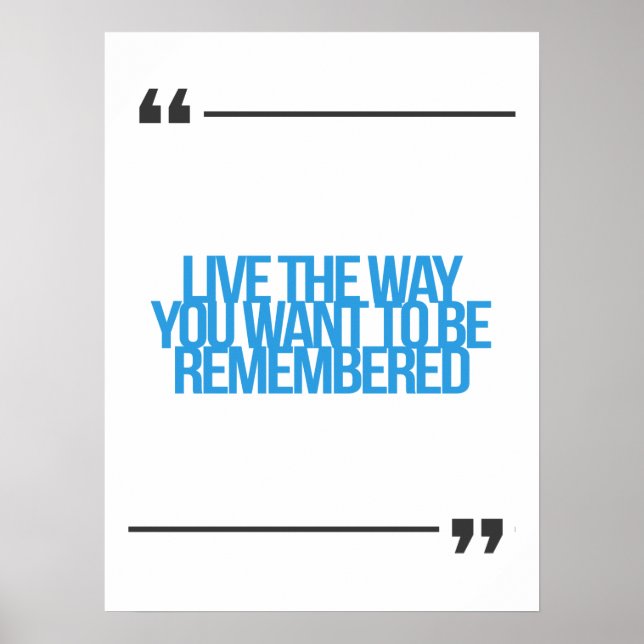 Affiches Guillemets inspirants et motivants (Devant)