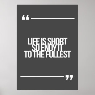 Affiches Guillemets inspirants et motivants