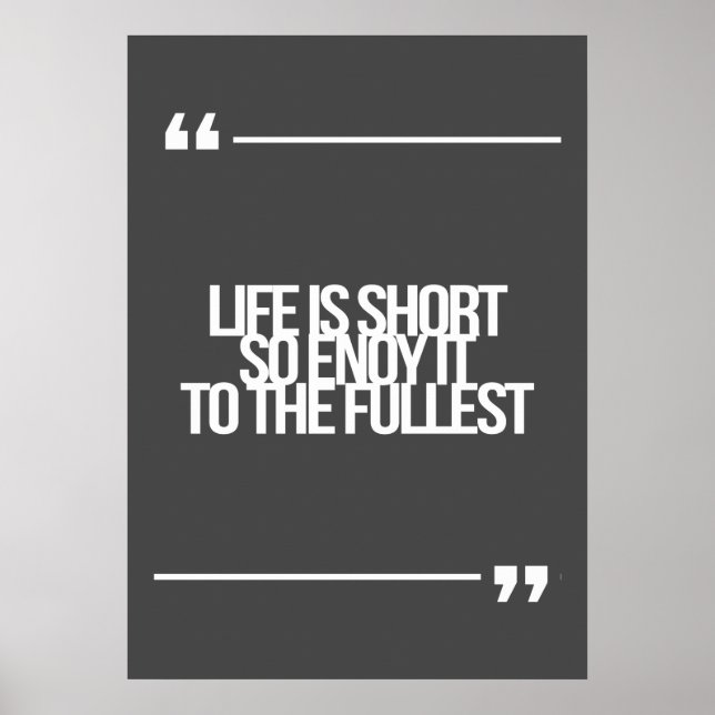 Affiches Guillemets inspirants et motivants (Devant)