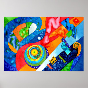 Affiches "Guitar Groove" by R.A.Brown©