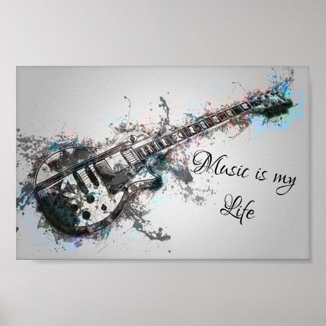 Affiches Guitare (Devant)