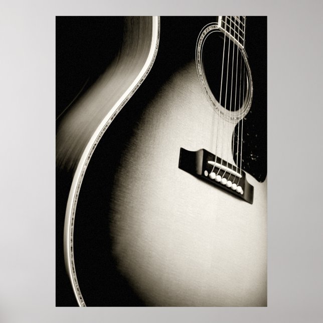 Affiches guitare acoustique (Devant)