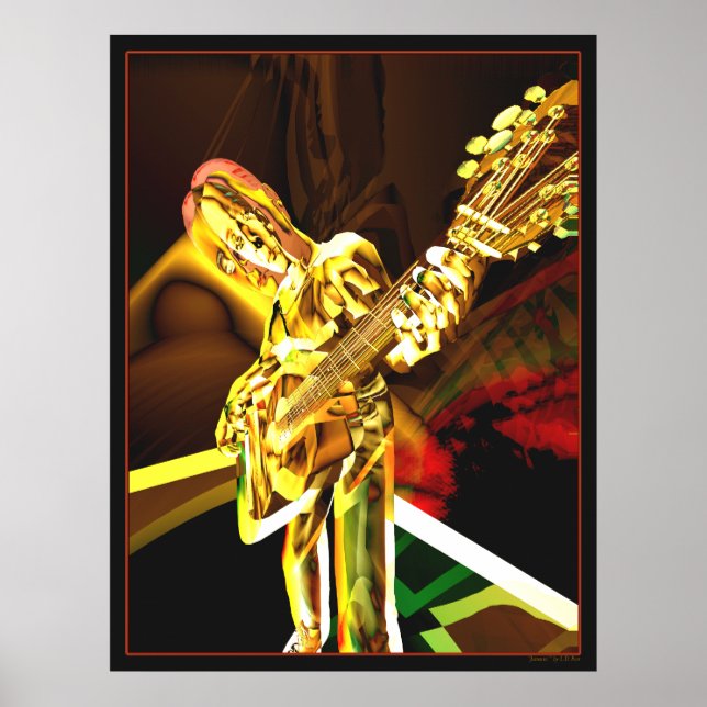 Affiches Guitare FX (Devant)