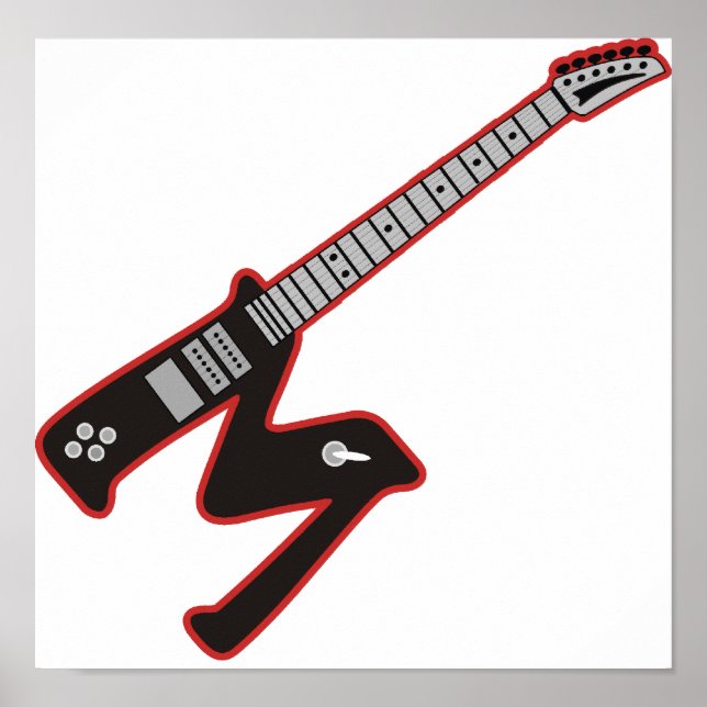 Affiches Guitare M (Devant)