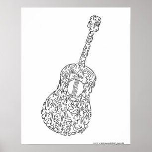 Affiches GUITARE par NICHOLAS_COPYRIGHT_MINIFACES