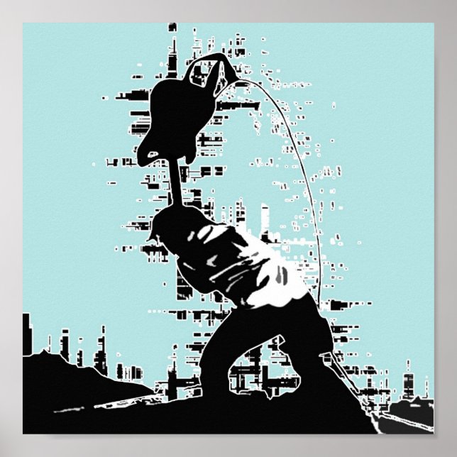 Affiches Guitare Smash (Devant)