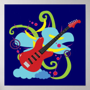 Affiches Guitare Solo Dream