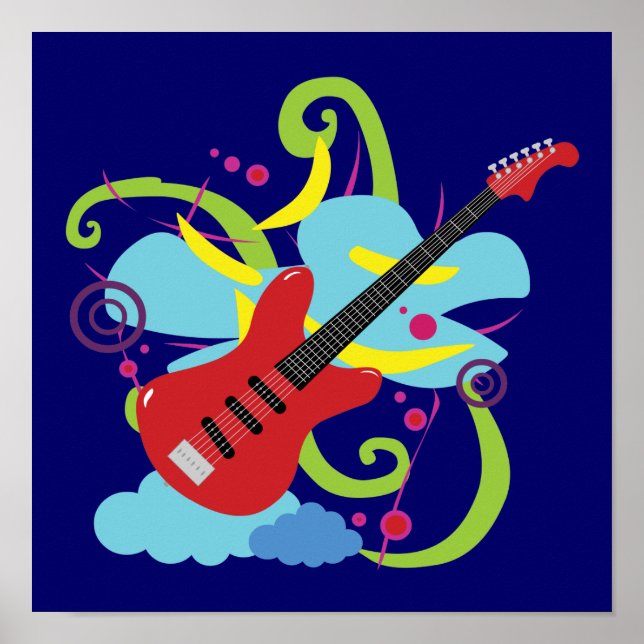 Affiches Guitare Solo Dream (Devant)