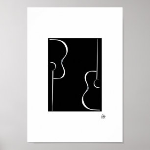 Affiches Guitares
