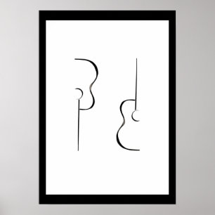 Affiches Guitares