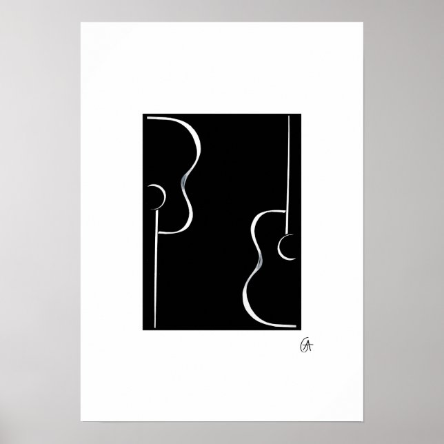 Affiches Guitares (Devant)