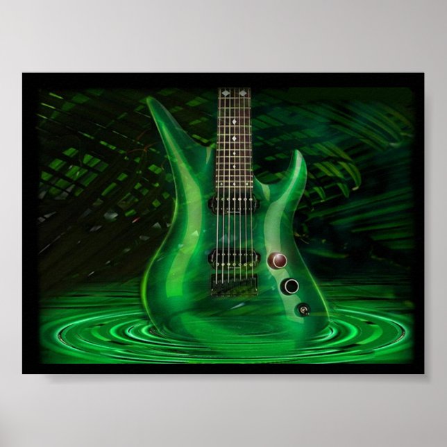 Affiches Guitarra verde (Devant)