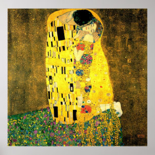 Affiches Gustav Klimt - L'affiche du baiser