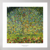 Gustav Klimt peinture art nouveau L'arbre Apple