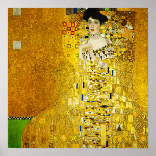 Affiches Gustav Klimt Portrait de l'affiche Adele