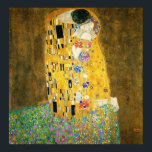 Affiches Gustav Klimt The Kiss Vintage<br><div class="desc">Gustav Klimt Le Kiss Vintage Art Nouveau Peinture Le Kiss (En allemand : Der Kuss) a été peint par le peintre symboliste autrichien Gustav Klimt entre 1907 et 1908, le point culminant de sa période d'or, lorsqu'il peignit un certain nombre d'oeuvres dans un style doré similaire. Le tableau est largement...</div>