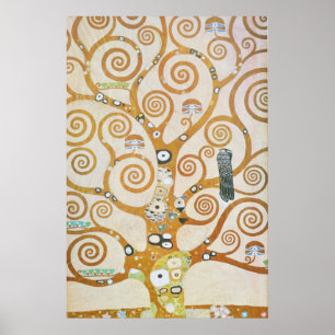 Affiches Gustav Klimt The Tree of Life Art Nouveau