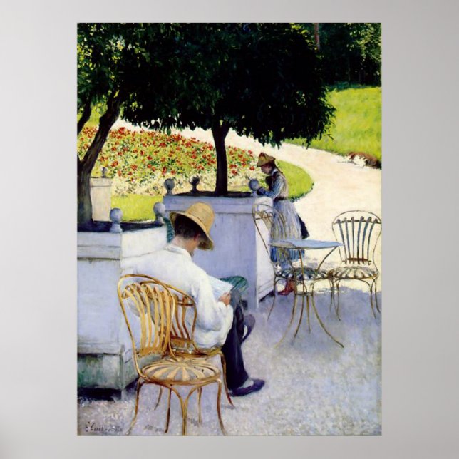 Affiches Gustave Caillebotte (Devant)