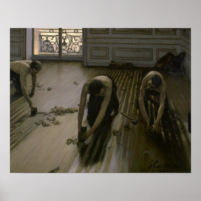 Affiches Gustave Caillebotte - Planeurs (Devant)