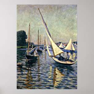 Affiches Gustave Caillebotte : Regatta à Argenteuil