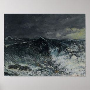 Affiches Gustave Courbet- The Wave