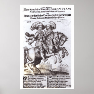 Affiches Gustavus Adolphus II et Gustavus Adolphus IV