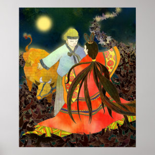 Affiches Gyeonwu & Jiknyeo : L'histoire de Chilseok en Coré