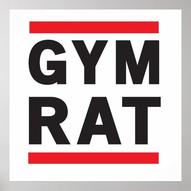 Affiches Gym Rat (Devant)