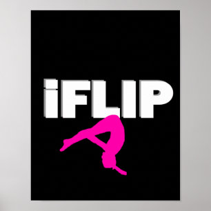 Affiches Gymnaste en rugissement