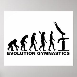 Affiches Gymnastique de l'évolution