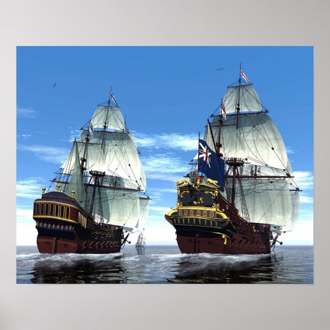 Affiches H M S Prince William et Escort (Devant)