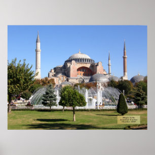 Affiches Hagia Sofia - Istanbul, Turquie