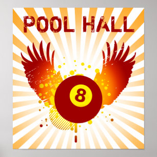 Affiches hall de piscine hi-fi
