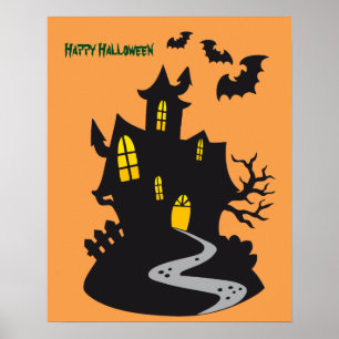 Affiches Halloween a hanté la Chambre