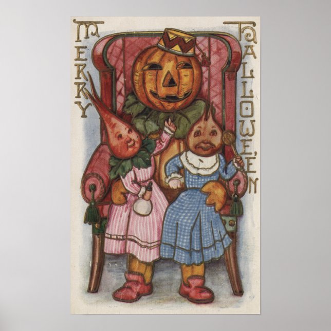Affiches Halloween Greeting Turnip Heads (Devant)