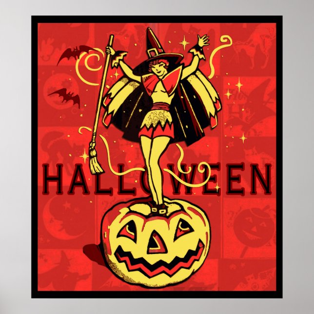 Affiches Halloween (vintage) (Devant)