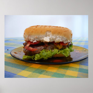 Affiches Hamburger classique