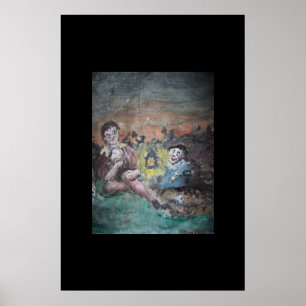 Affiches Hameau dans le cimetière