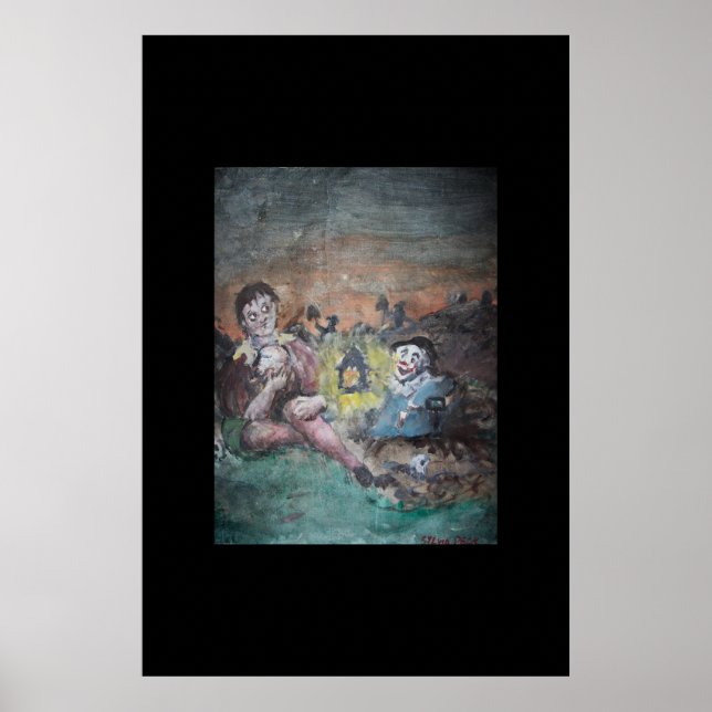 Affiches Hameau dans le cimetière (Devant)