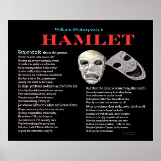 Affiches Hamlet Être ou ne pas être
