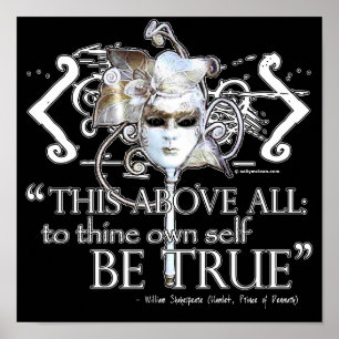 Affiches Hamlet "… posséder l'individu soit… "citation