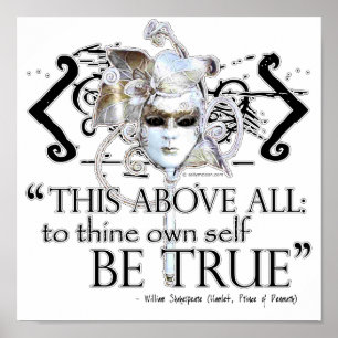 Affiches Hamlet "… posséder l'individu soit… "citation