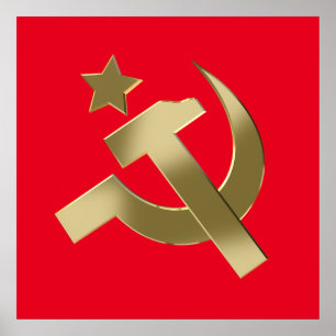 Affiches Hammer and sickle