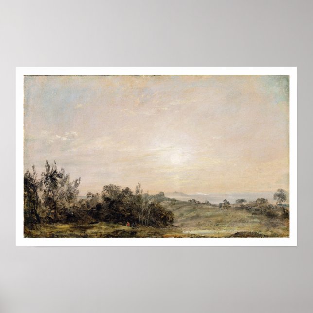 Affiches Hampstead Heath, vers Harrow, 1821-22 ( (Devant)