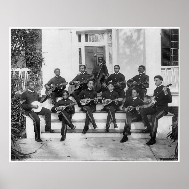 Affiches Hampton Institute Musicians, 1898 (Devant)