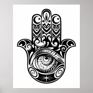 Affiches Hamsa Hand Zendoodle 2