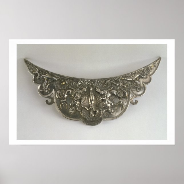 Affiches Handle of a Plate Showing The Birth of Vénus (Devant)