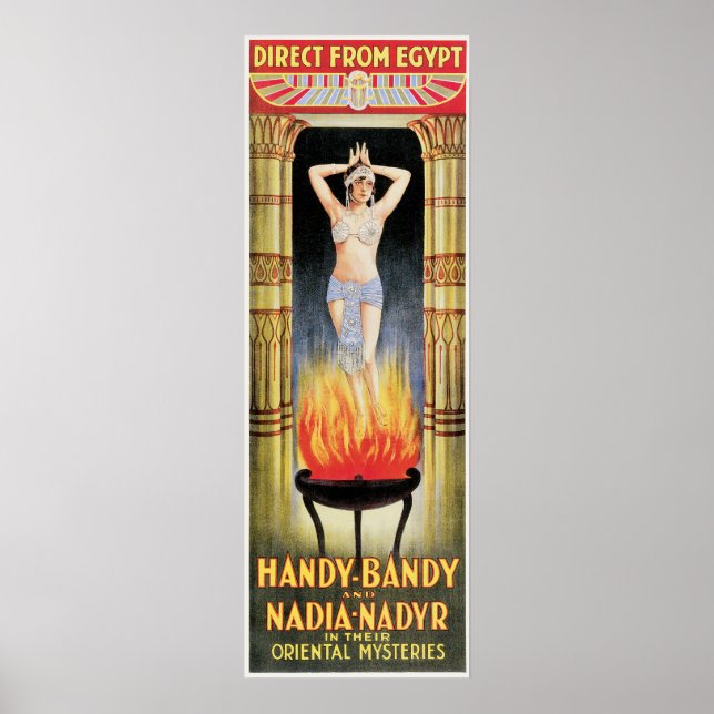 Affiches Handy Bandy & Nadia Nadyr Vintage Magic Act (Devant)