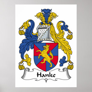 Affiches Hanke Family Crest