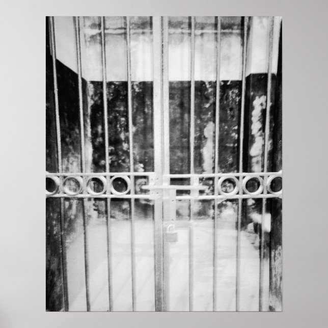 Affiches Hanoi Vietnam, Hanoi Hilton Prison Detail de cellu (Devant)